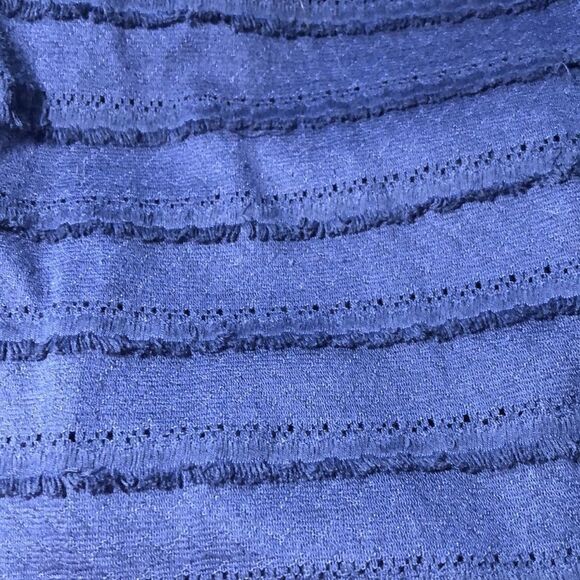 Trina Turk Navy Fringe Dress 👗 and Adjustable Slip. Perfectly designed set. 8 - Picture 12 of 14